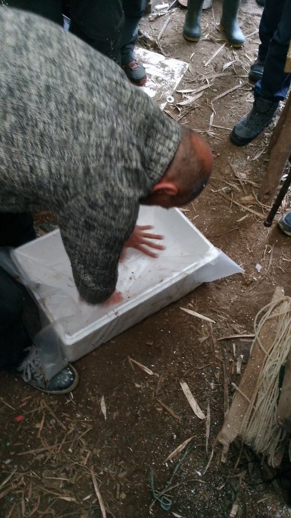 03 - Emballer la caisse de jus dans un sac